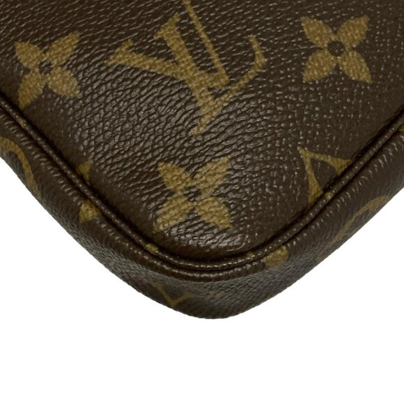 Auth LOUIS VUITTON Mini Pochette Accessoires M58009 Monogram DU0130 Handbag - Picture 4 of 14